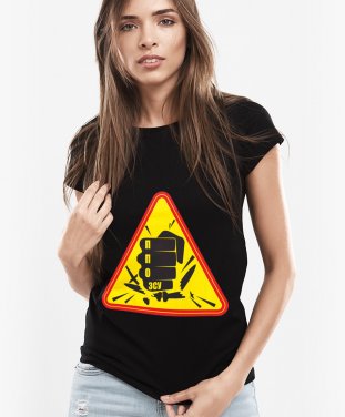 Жіноча футболка Знак Протиповітряні роботи