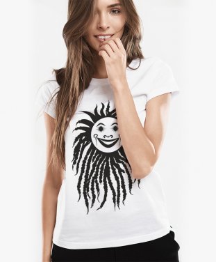Жіноча футболка Сонце з дредами