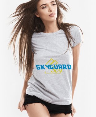 Жіноча футболка SKYGUARD Протиповітряні Збройні Сили України  Вартові неба