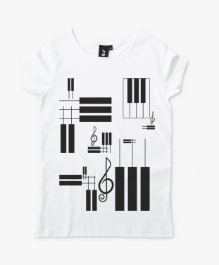 Жіноча футболка Pianomania
