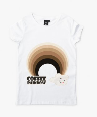 Жіноча футболка Coffee Rainbow