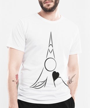 Чоловіча футболка From Paris with Love (eiffel tower)
