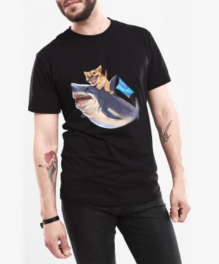 Чоловіча футболка NAFO Shark