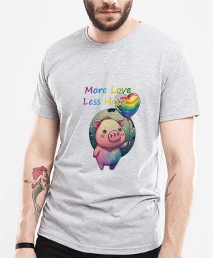 Чоловіча футболка More Love Less Hate