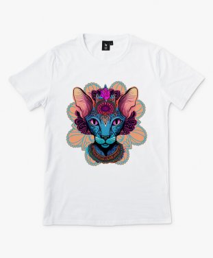 Чоловіча футболка Орієнтальна Кішка Бохо