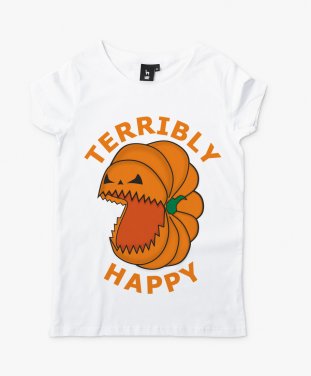 Жіноча футболка Страшно Щасливий! (Terribly Happy)