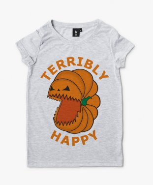 Жіноча футболка Страшно Щасливий! (Terribly Happy)