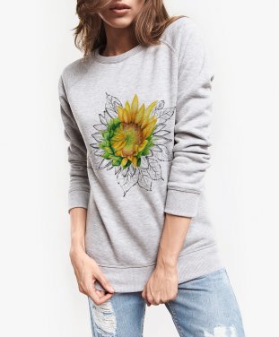 Жіночий світшот Соняшник квітка