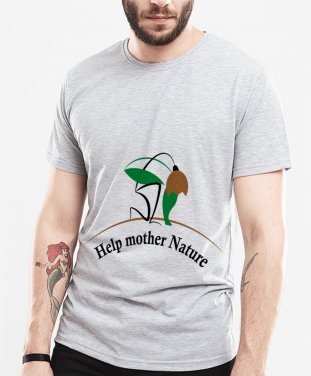 Чоловіча футболка Help mother Nature