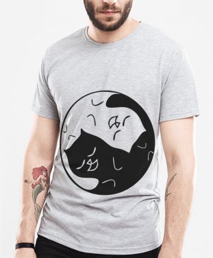 Чоловіча футболка TAO PURR-MEOW (Cat's Yin-Yang)