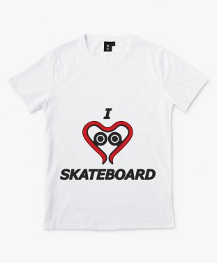 Чоловіча футболка Я люблю скейтборд