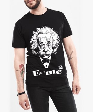 Чоловіча футболка Ейнштейн E=mc2