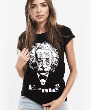 Жіноча футболка Ейнштейн E=mc2
