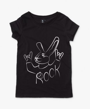 Жіноча футболка Рок Кролик ( Rock Rabbit)