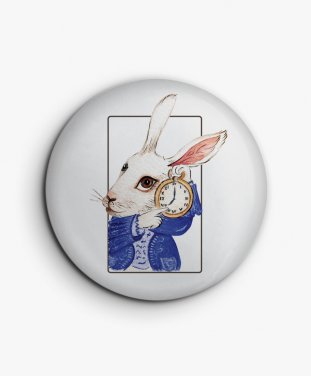 Значок Акварельний кролик | Watercolor Rabbit