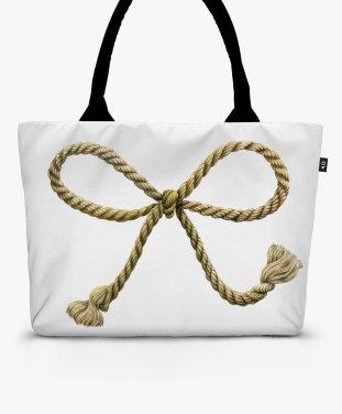 Шопер Rope cords with bow knots