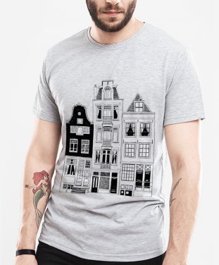 Чоловіча футболка Нідерландські будиночки