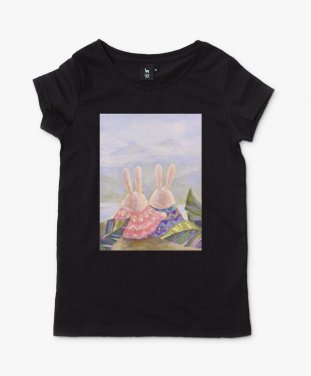 Жіноча футболка Друзі Кролики