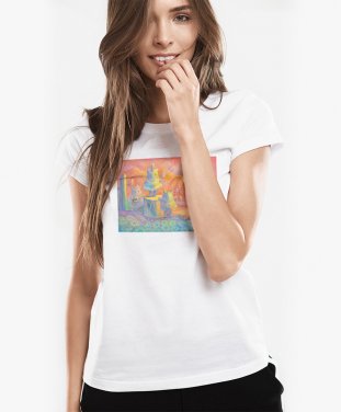 Жіноча футболка Пухнастики. Народження нової зірки
