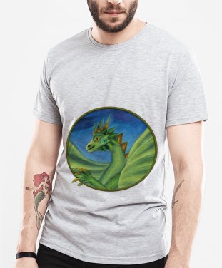 Чоловіча футболка Салатовий дракон