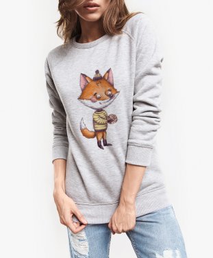 Жіночий світшот Лисичка у светрі