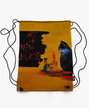 Рюкзак Мистецтво - новий чорний