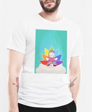 Чоловіча футболка Unicorn Meditation