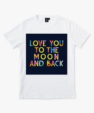 Чоловіча футболка Love You to the Moon and Back
