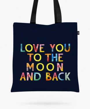 Авоська LOVE YOU to the MOON and BACK