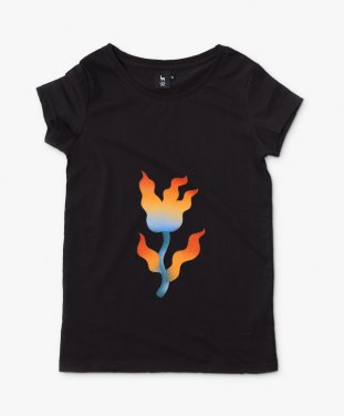 Жіноча футболка Вогонь-квітка