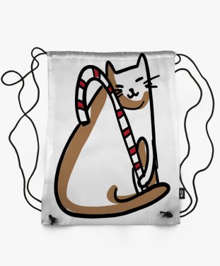 Рюкзак Різдвяний котик