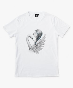 Чоловіча футболка Girl and Swan