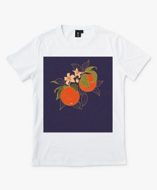 Чоловіча футболка Квітуча гілка апельсину