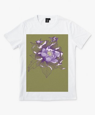 Чоловіча футболка Квітка півонії