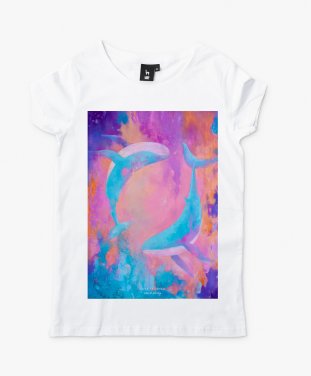 Жіноча футболка Танець китів