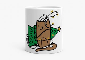 Чашка Кіт і ялинка