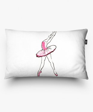 Подушка прямокутна Балерина