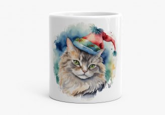 Чашка Кіт новорічний