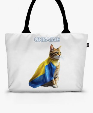 Шопер Кіт з прапором України