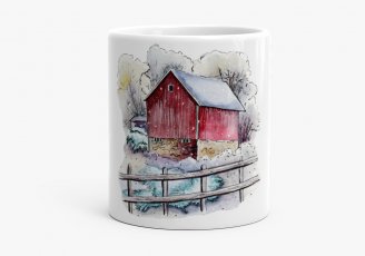 Чашка Зимовий пейзаж