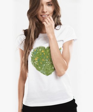 Жіноча футболка Весняне серце
