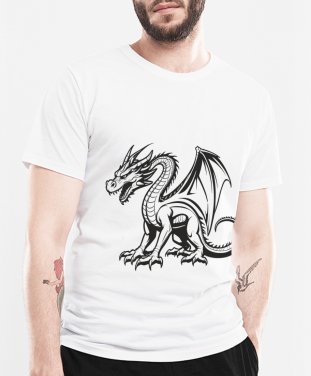 Чоловіча футболка Драконячий Експресіонізм