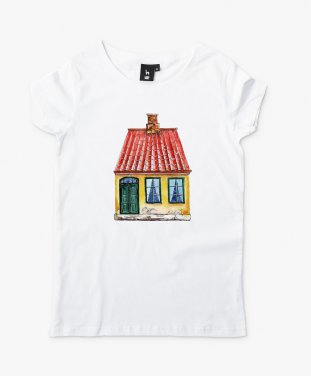Жіноча футболка Яскравий будинок