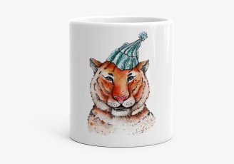 Чашка Тигр в шапці