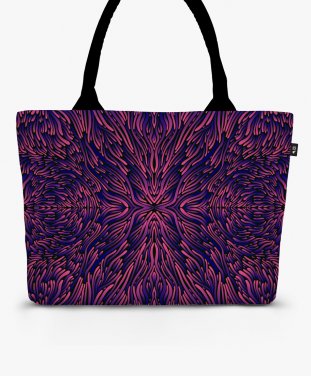 Шопер Trippy colorful fractal mandala