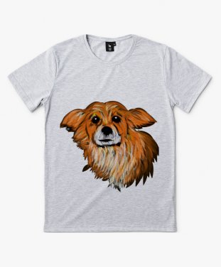 Чоловіча футболка Dog Juck looking friendly