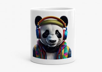 Чашка Панда в навушниках