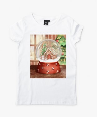 Жіноча футболка Снігова куля