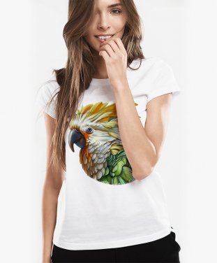 Жіноча футболка Crested parrot