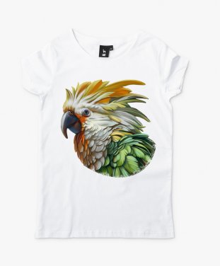 Жіноча футболка Crested parrot
